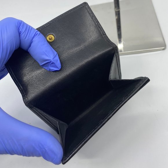 COACH Black Leather Dual fold Wallet - Picture 3 of 7